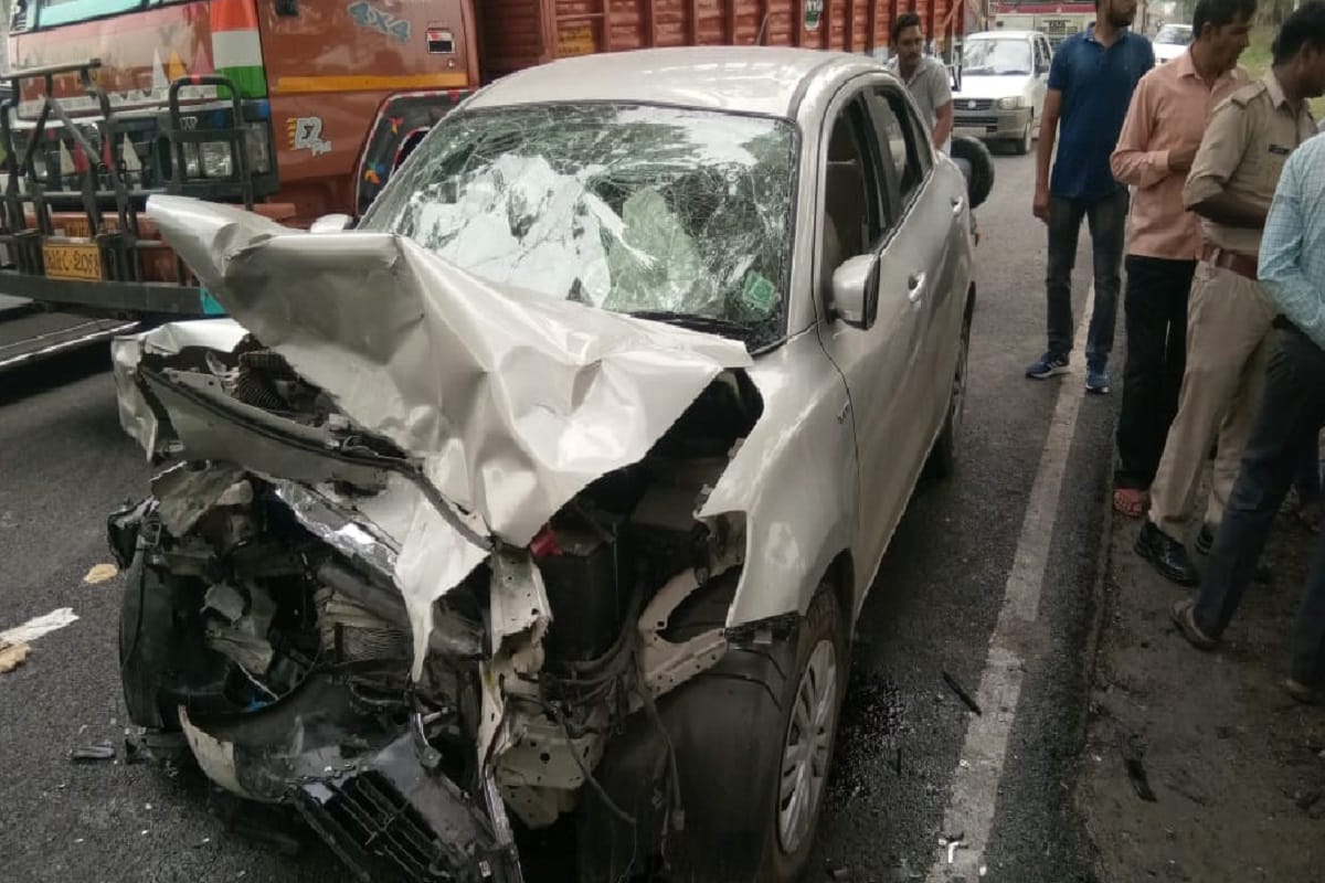 Bride And Groom Car Accident in rudrapur, AirBag Saved their Life