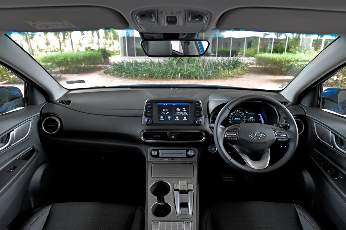 Hyundai Kona Electric Review First Drive Review with positive and negative points