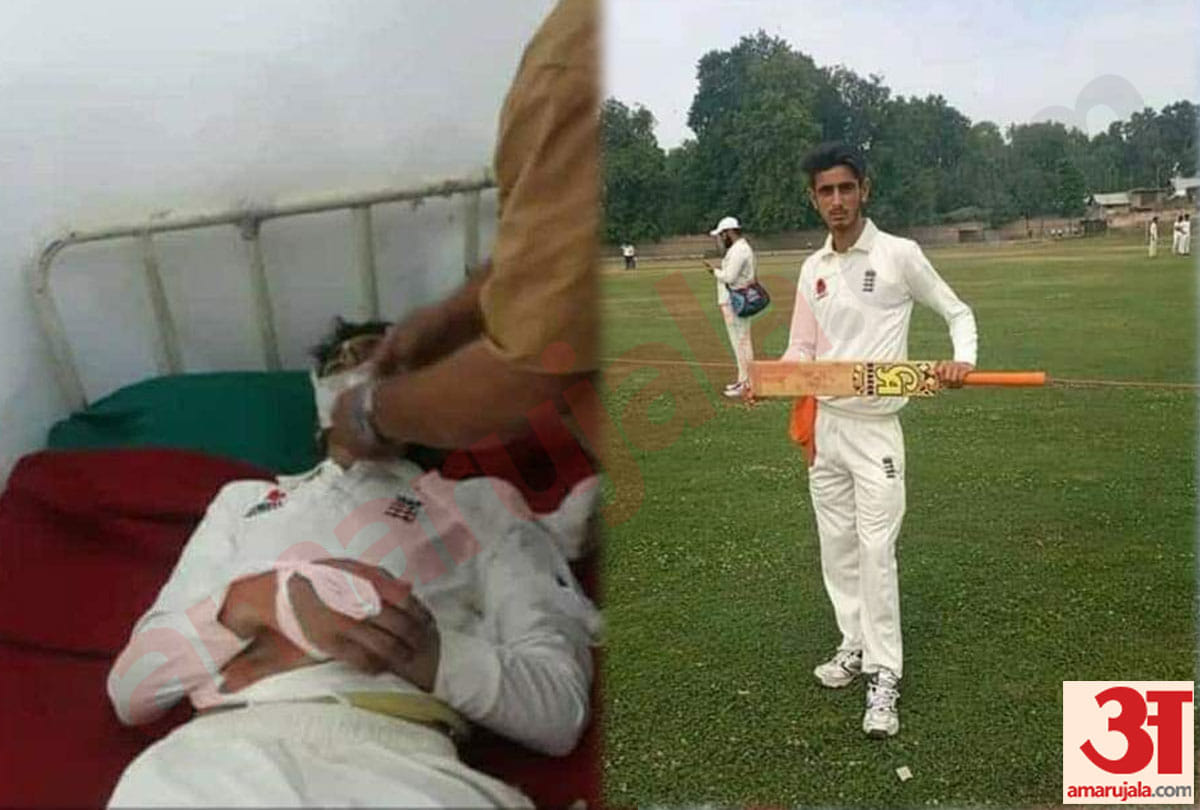 youth cricketer jehangir ahmad war dies after hit by ball in anantnag jammu kashmir