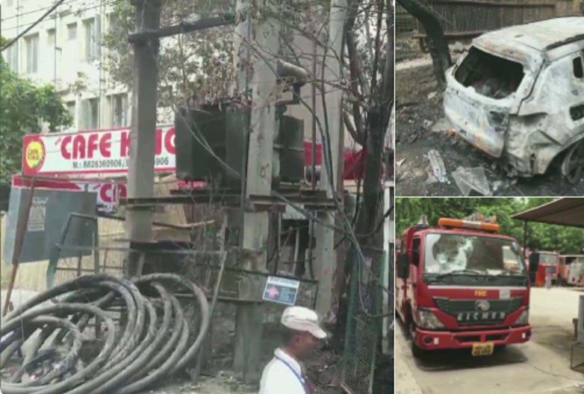 Locals attacked on fire department over delay in reaching on spot where a fire broken out Gurugram