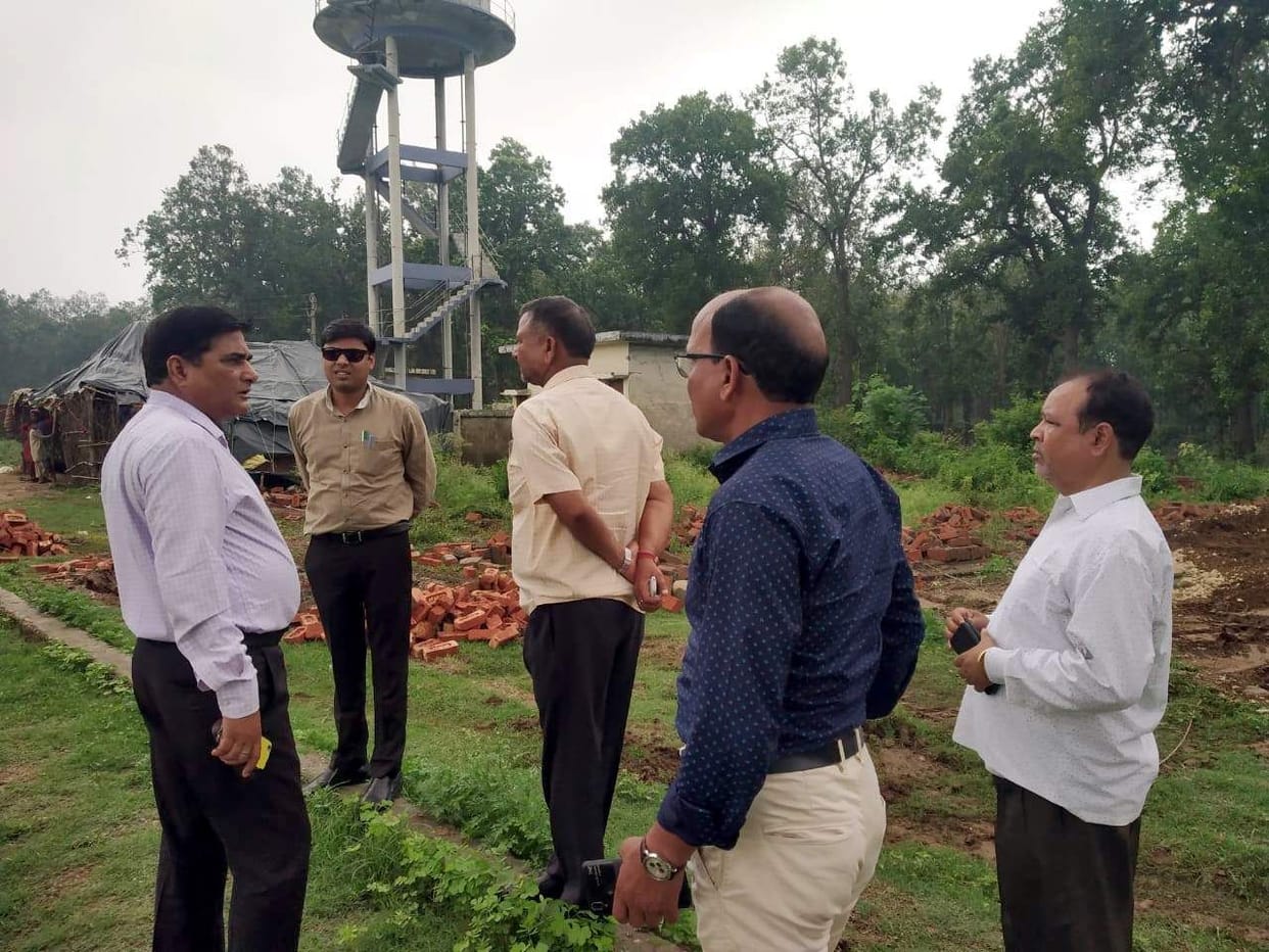 Illegal construction work destroyed in Bhojwala, Jhajhra