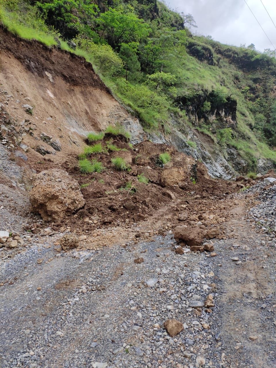 bad condition of road in garud