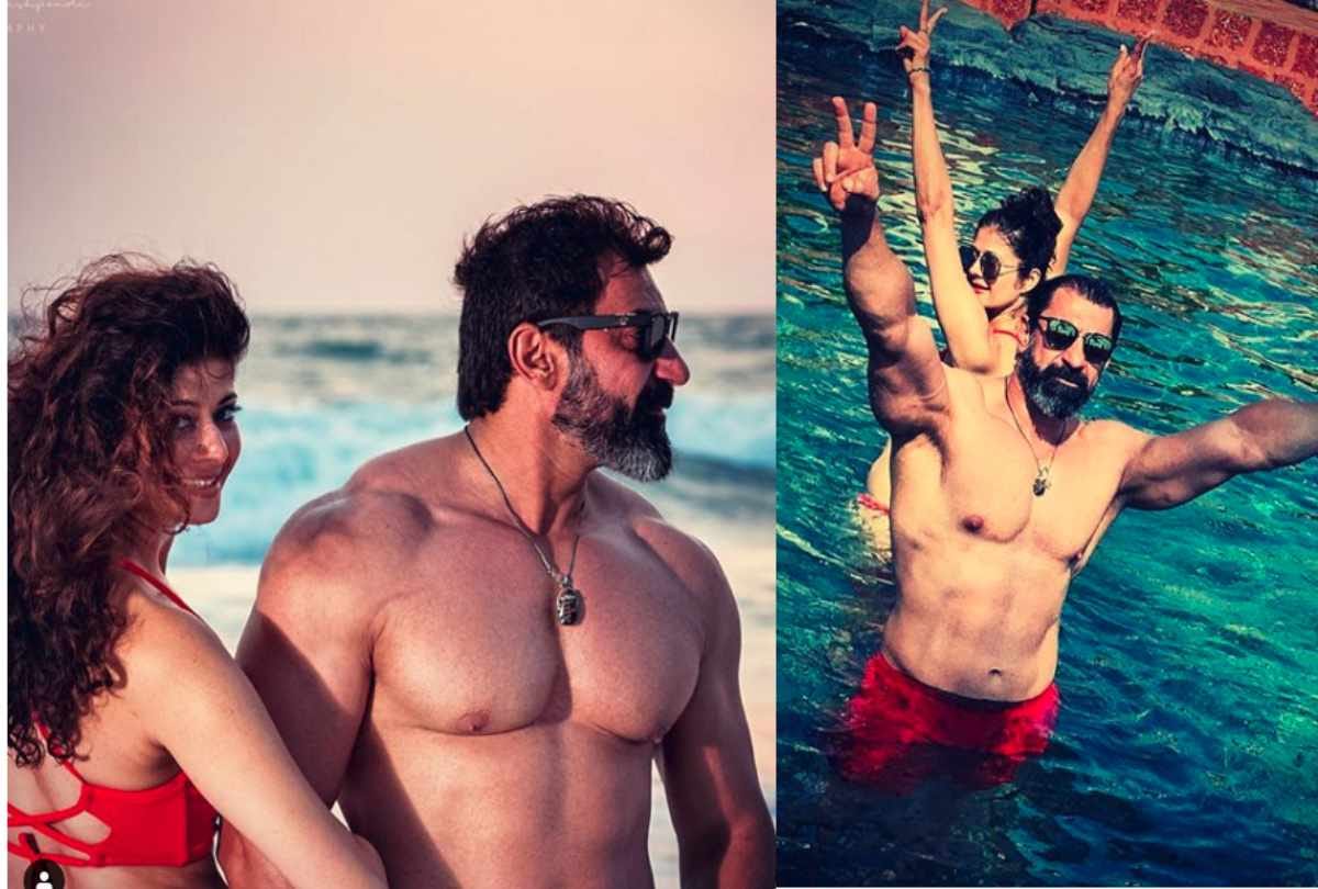pooja batra share a picture with nawab shah during honeymoon