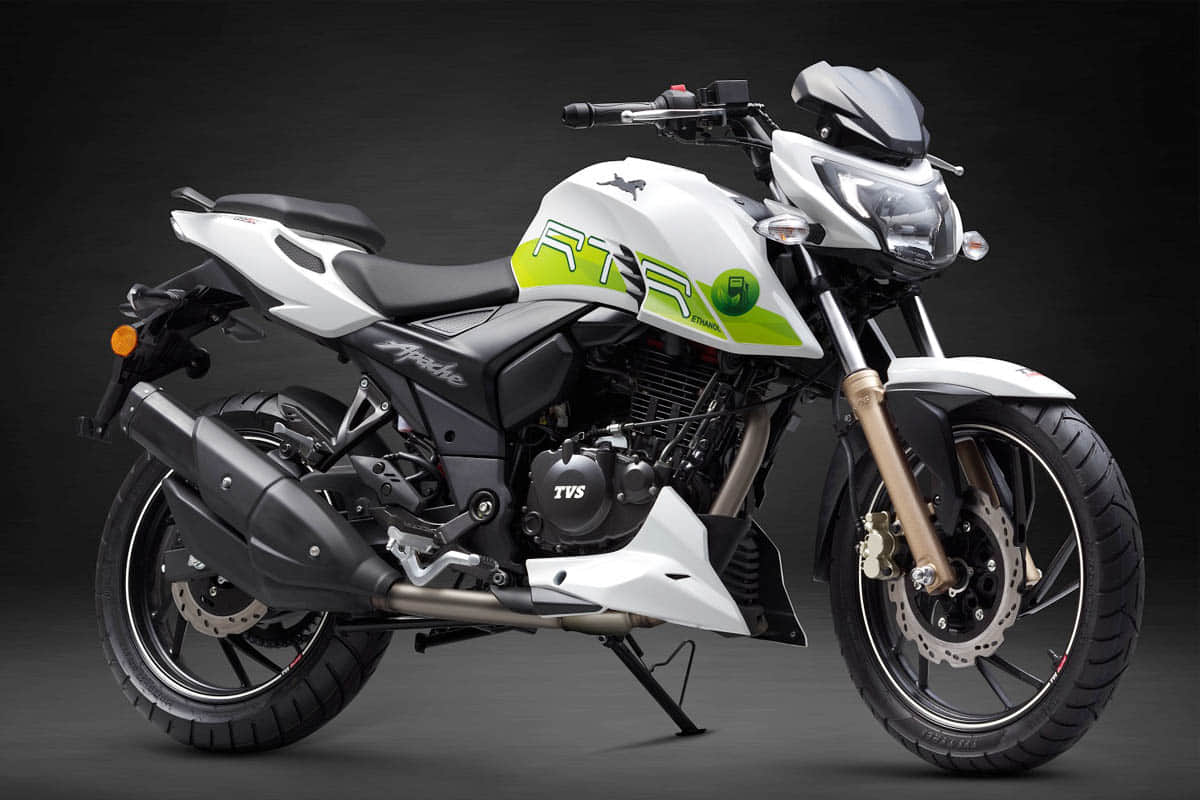 TVS Motor launches first ethanol motorcycle Apache RTR 200 Fi E100