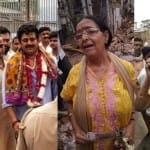 रवि किशन पर भड़कती बुजु्र्ग महिला
