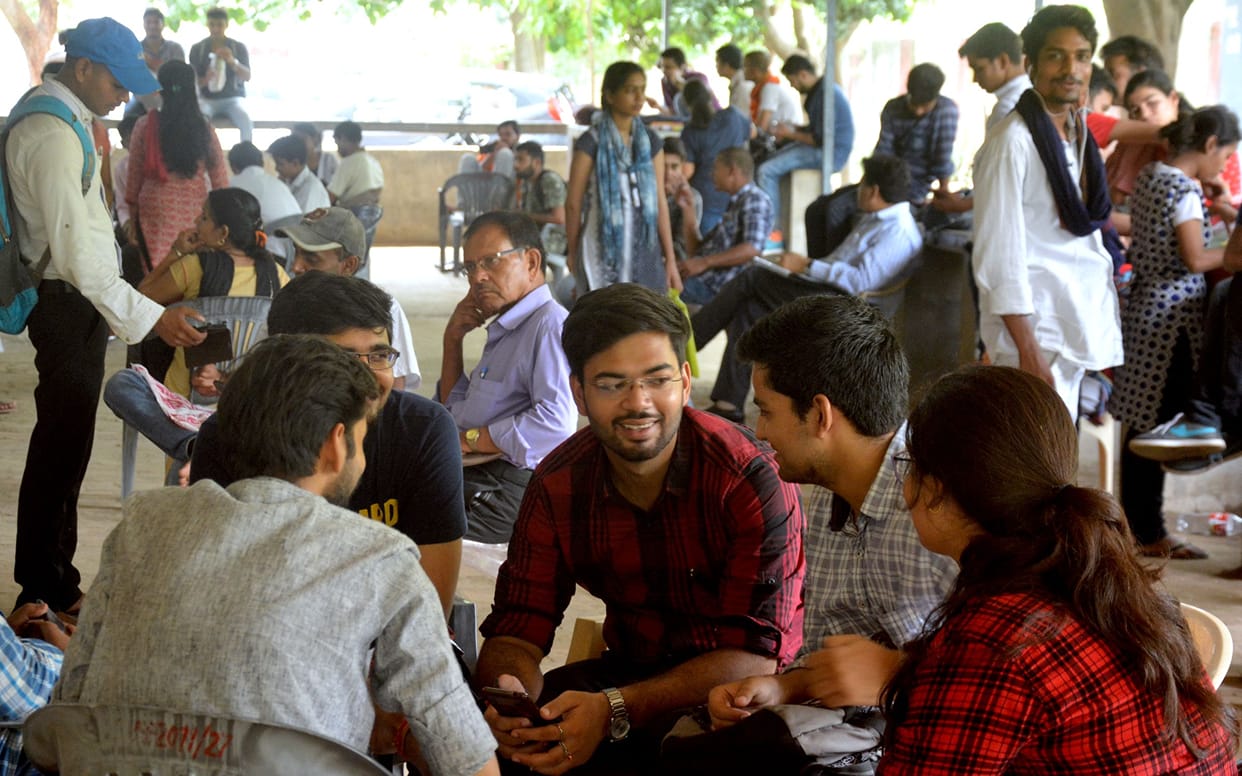 47 students got admission in LLB and 71 in BCA