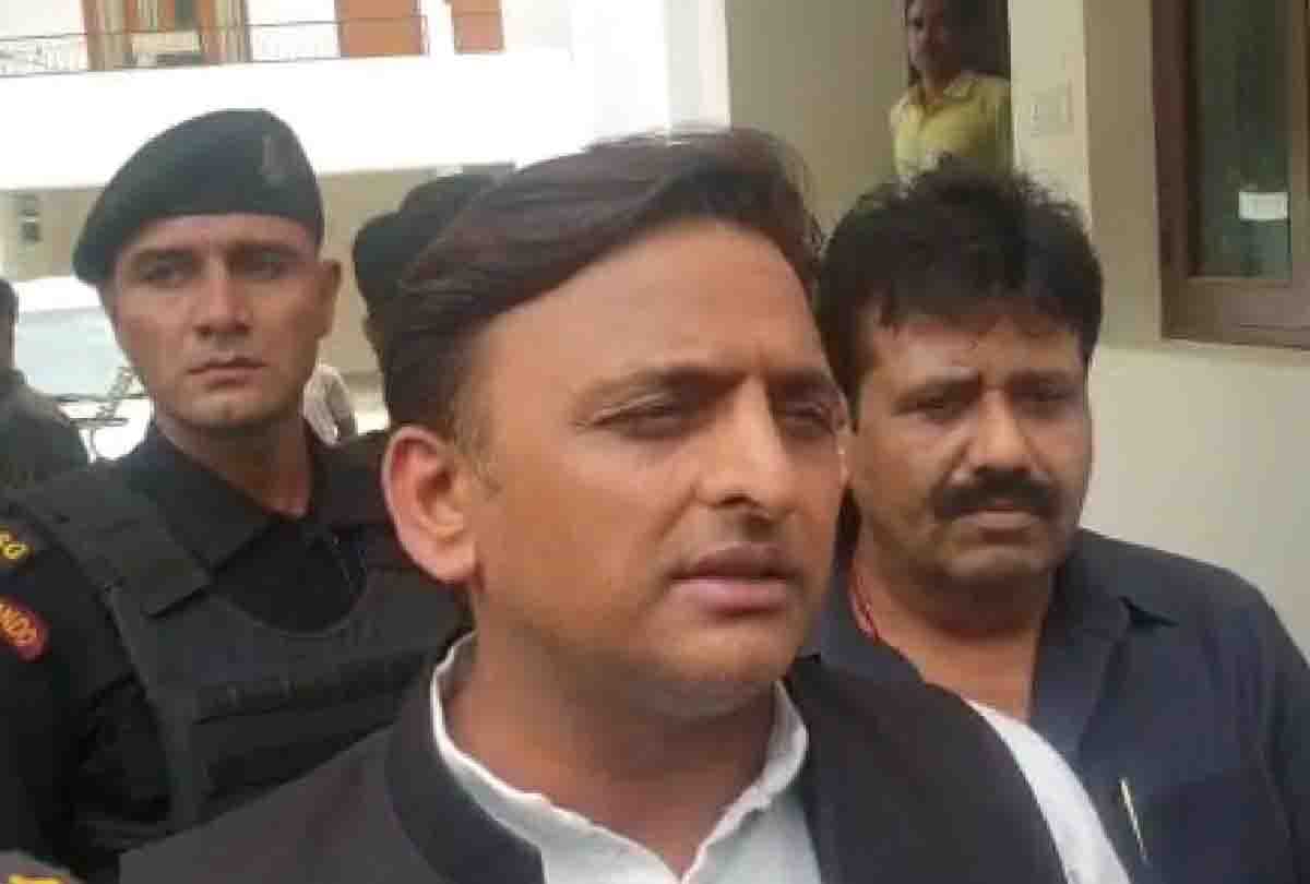 akhilesh in kannauj after long time talk about bjp government