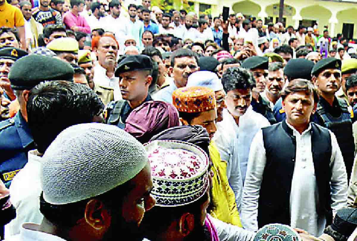 akhilesh in kannauj after long time talk about bjp government
