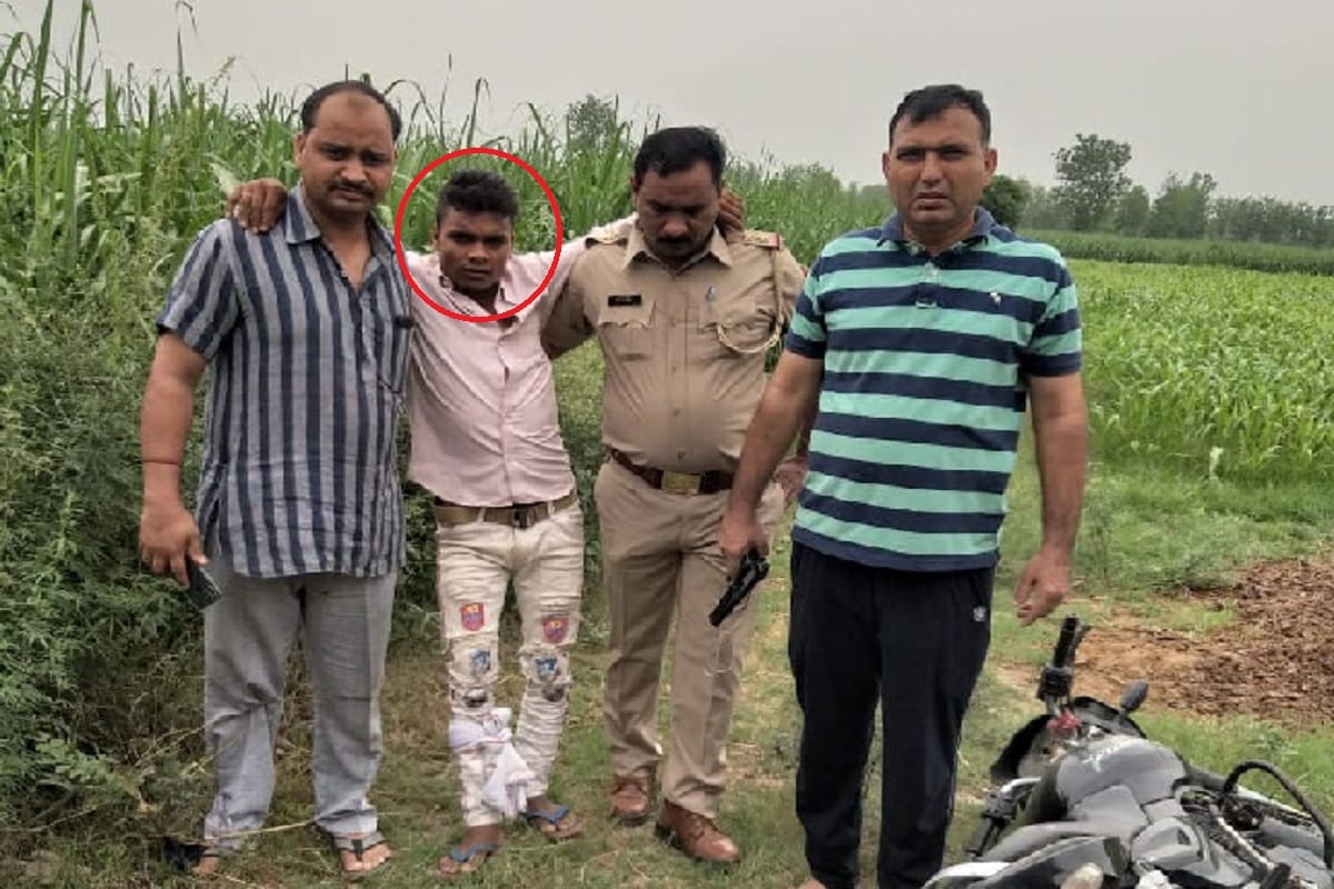 One badmash injured and arrested in police encounter at Muzaffarnagar city after demand of ten lakhs