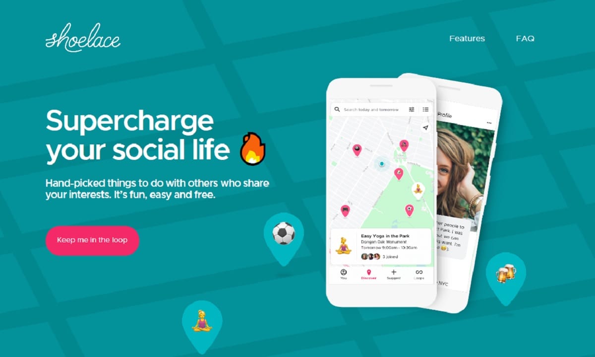 google launched new social media network 'shoelace' to connect people offline