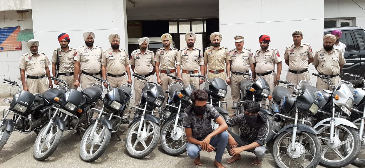 Mororcycle theft arrest