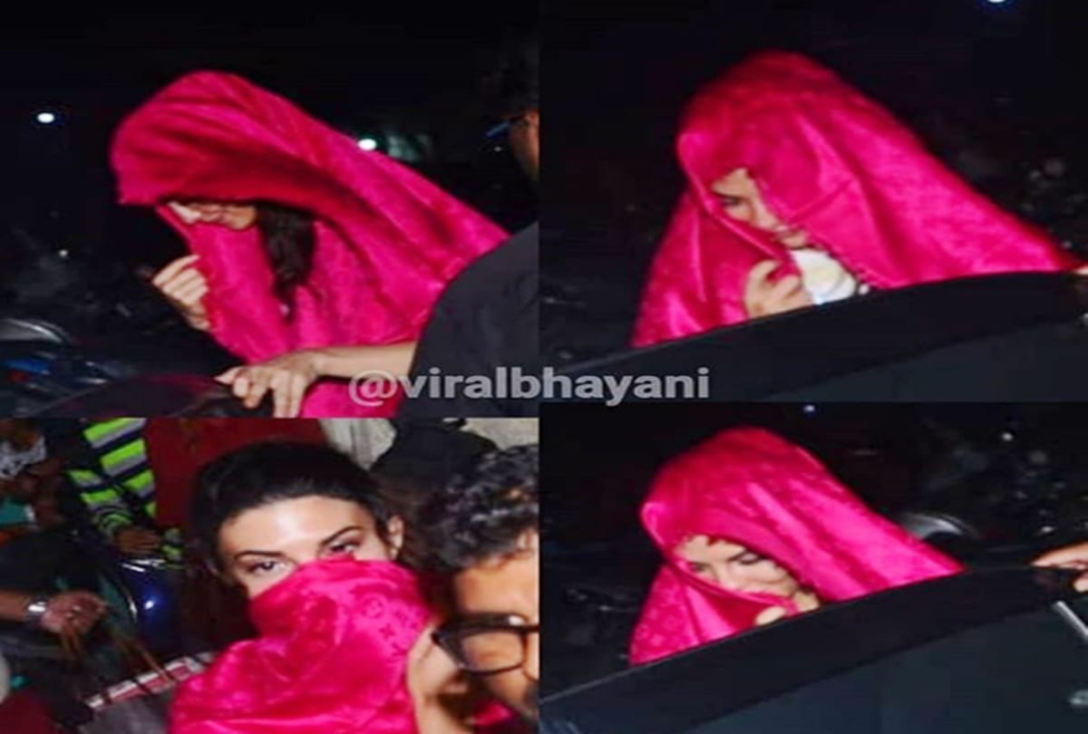 Jacqueline Fernandez VIP boat capsized, hide her face in public area of Mumbai
