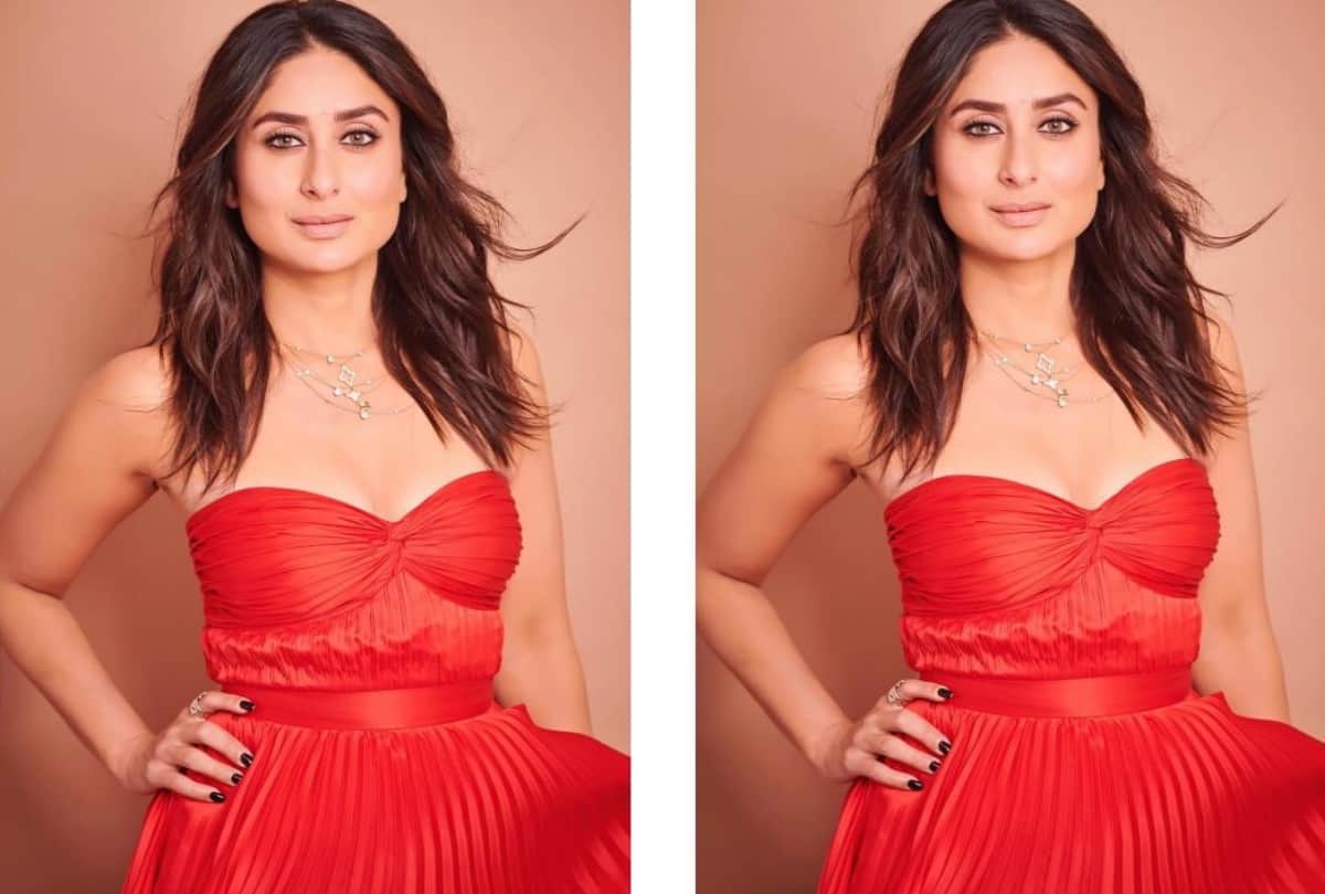 Kareena Kapoor Khan looks ultra glamrous in red hot pleated tube dress
