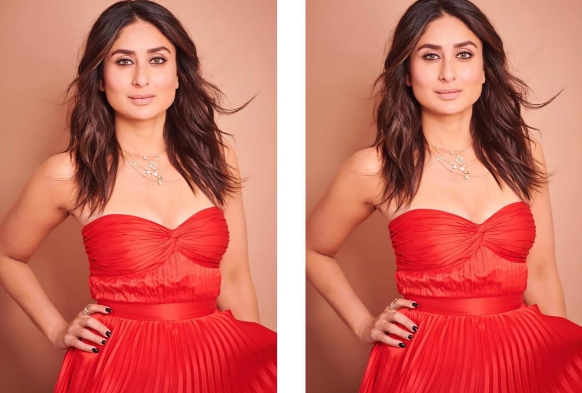 Kareena Kapoor Khan looks ultra glamrous in red hot pleated tube dress