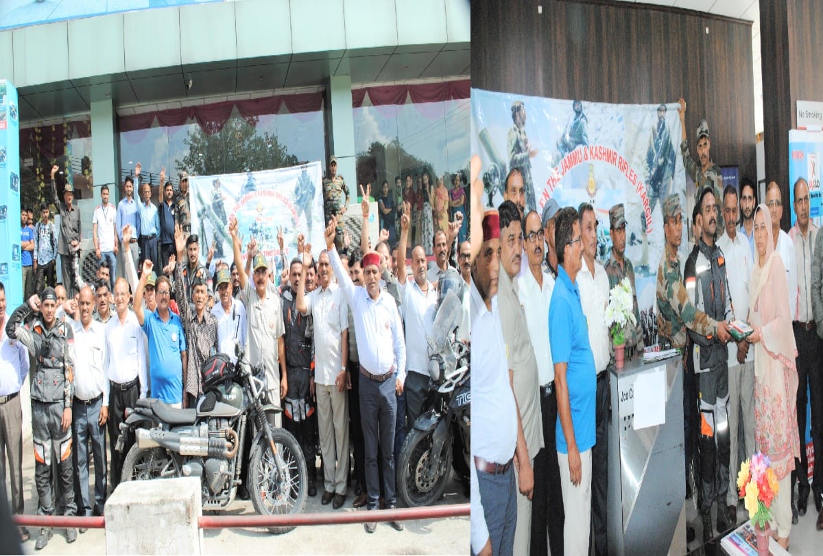 Jack Rifles Kargil bike rally receives a grand welcome in Hamirpur