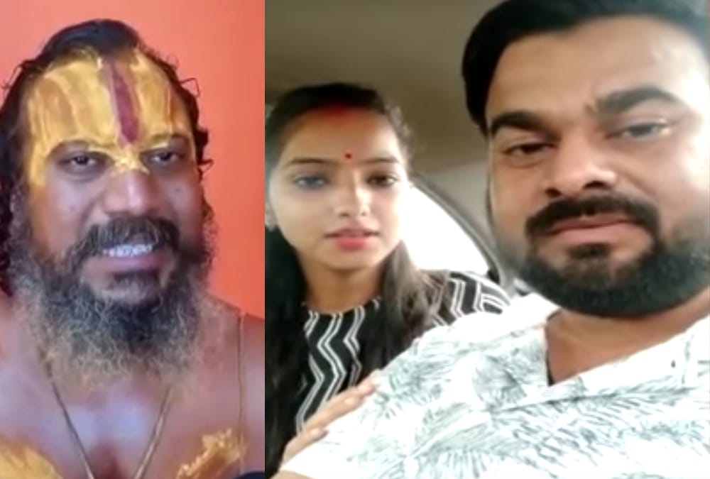 mahant paramhans das speaks on relation of sakshi mishra and ajitesh.