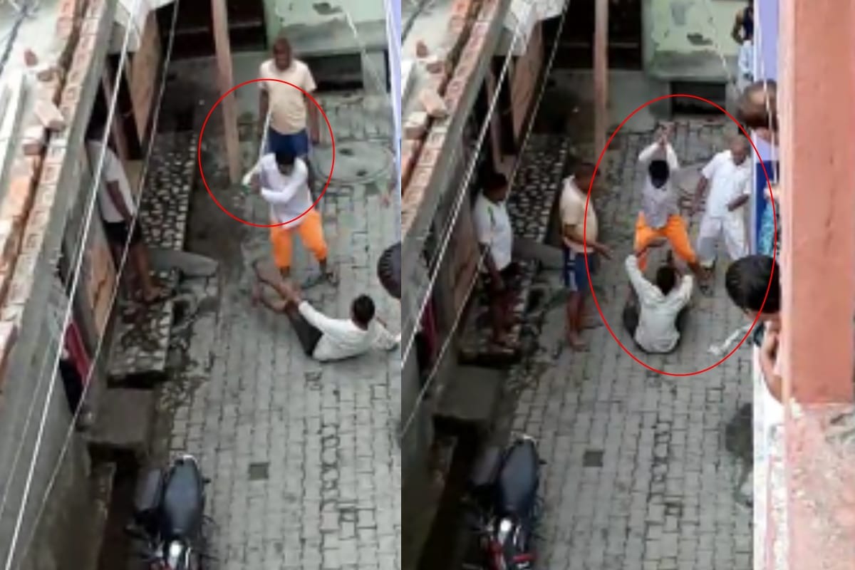 Youth Sticks Beat Ruthlessly With Sticks in Meerut, Video Viral
