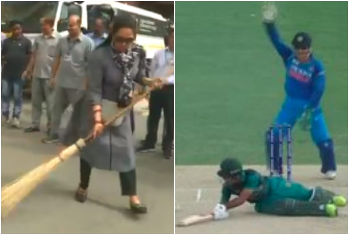 dharmendra on hema malini picked up a broom during swachh bharat abhiyan