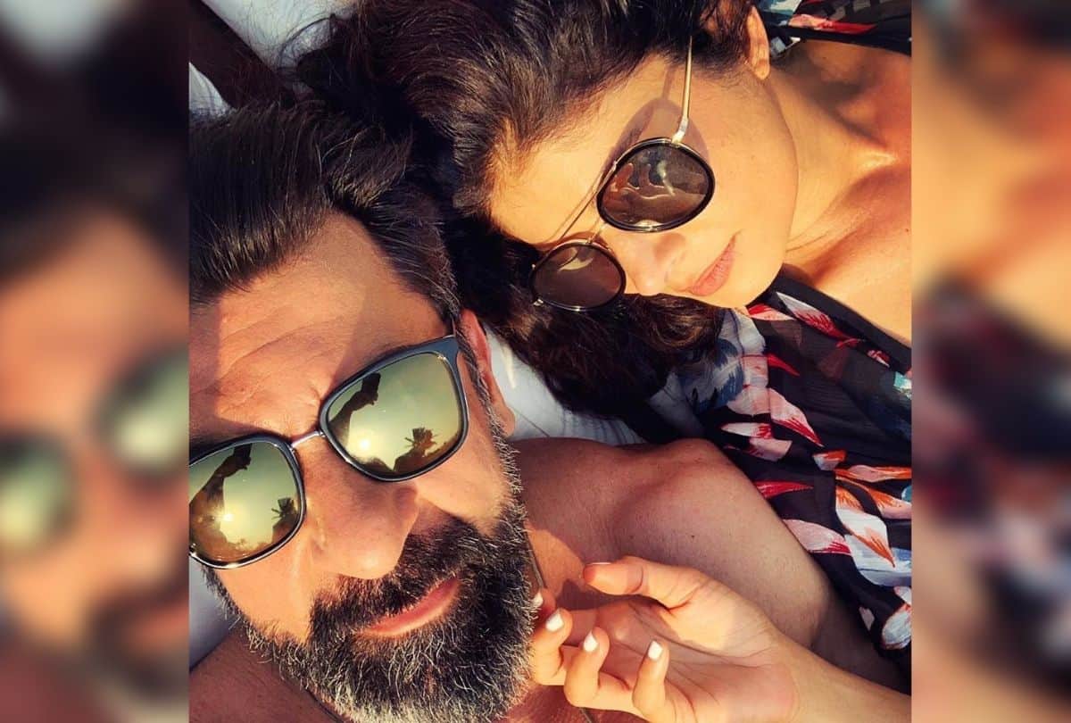 Pooja Batra shared fitness workout pics with husband nawab shah from goa, fan commented yogi couple