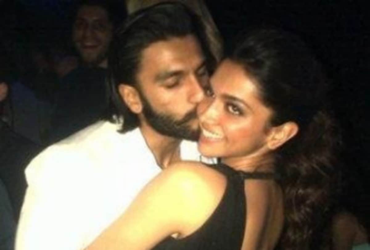 ranveer singh first reaction when seening deepika padukone after long time