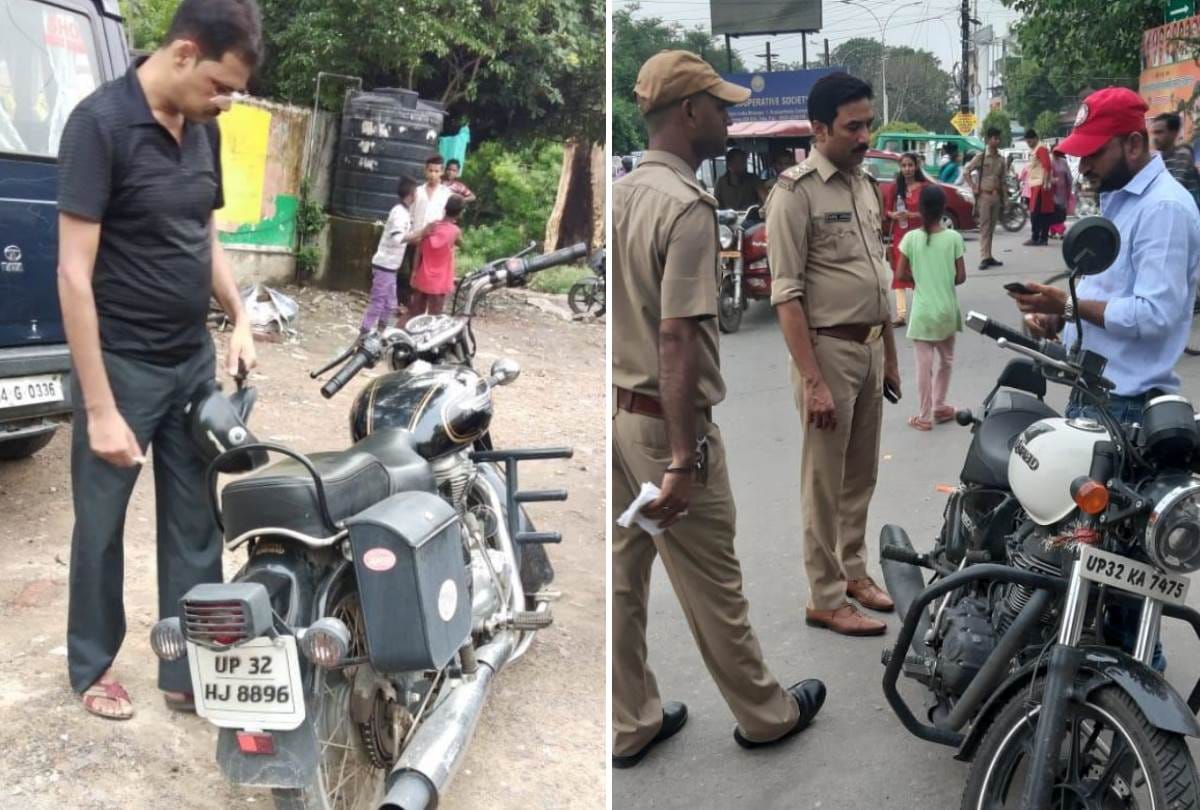 special checking campaign by lucknow traffic police