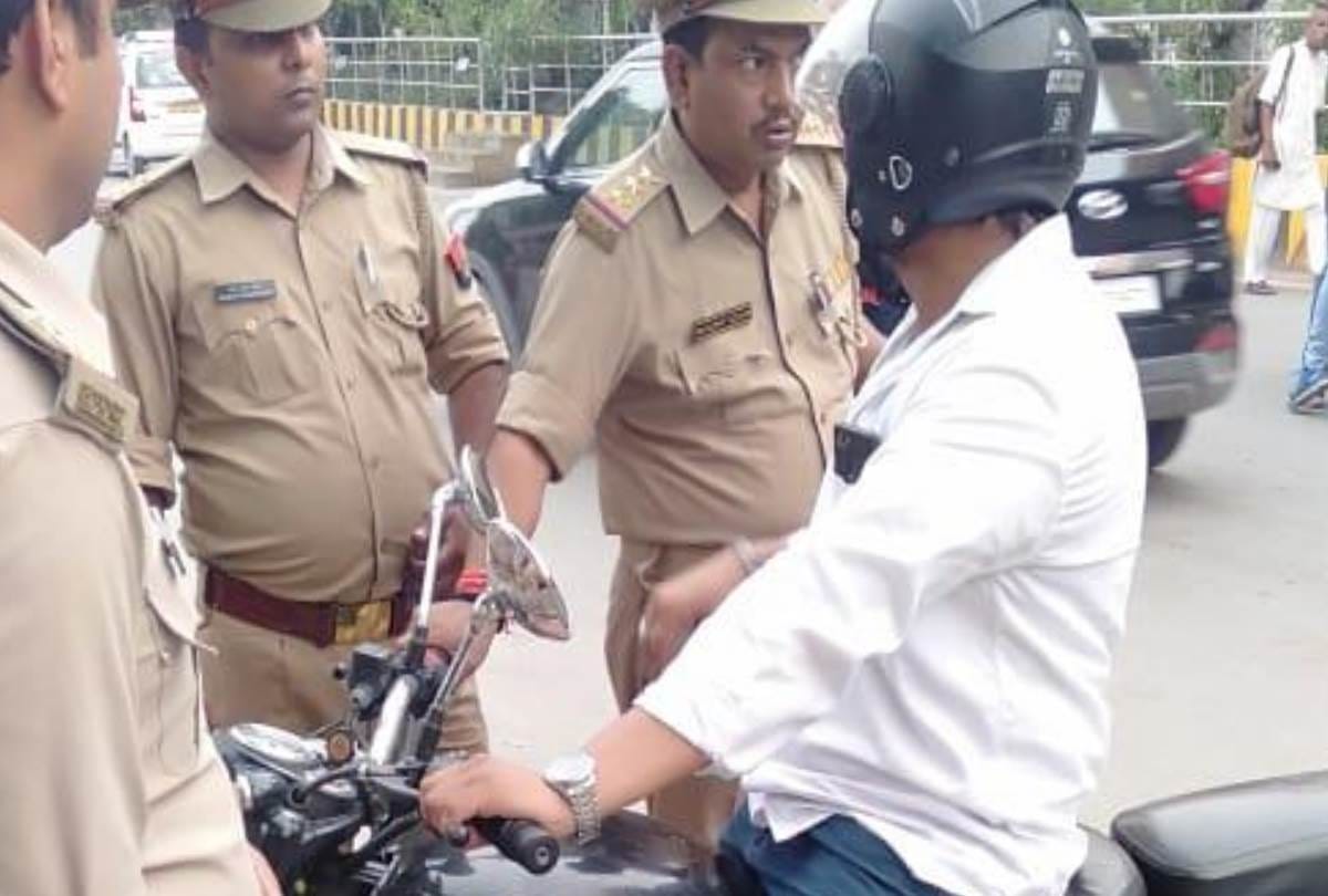 special checking campaign by lucknow traffic police