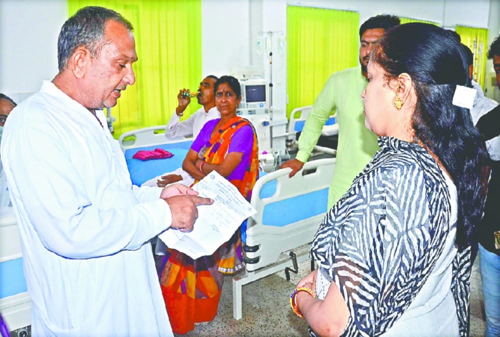 Kidney Patient death during dialysis unit without Nephrologist and md doctor in haridwar 