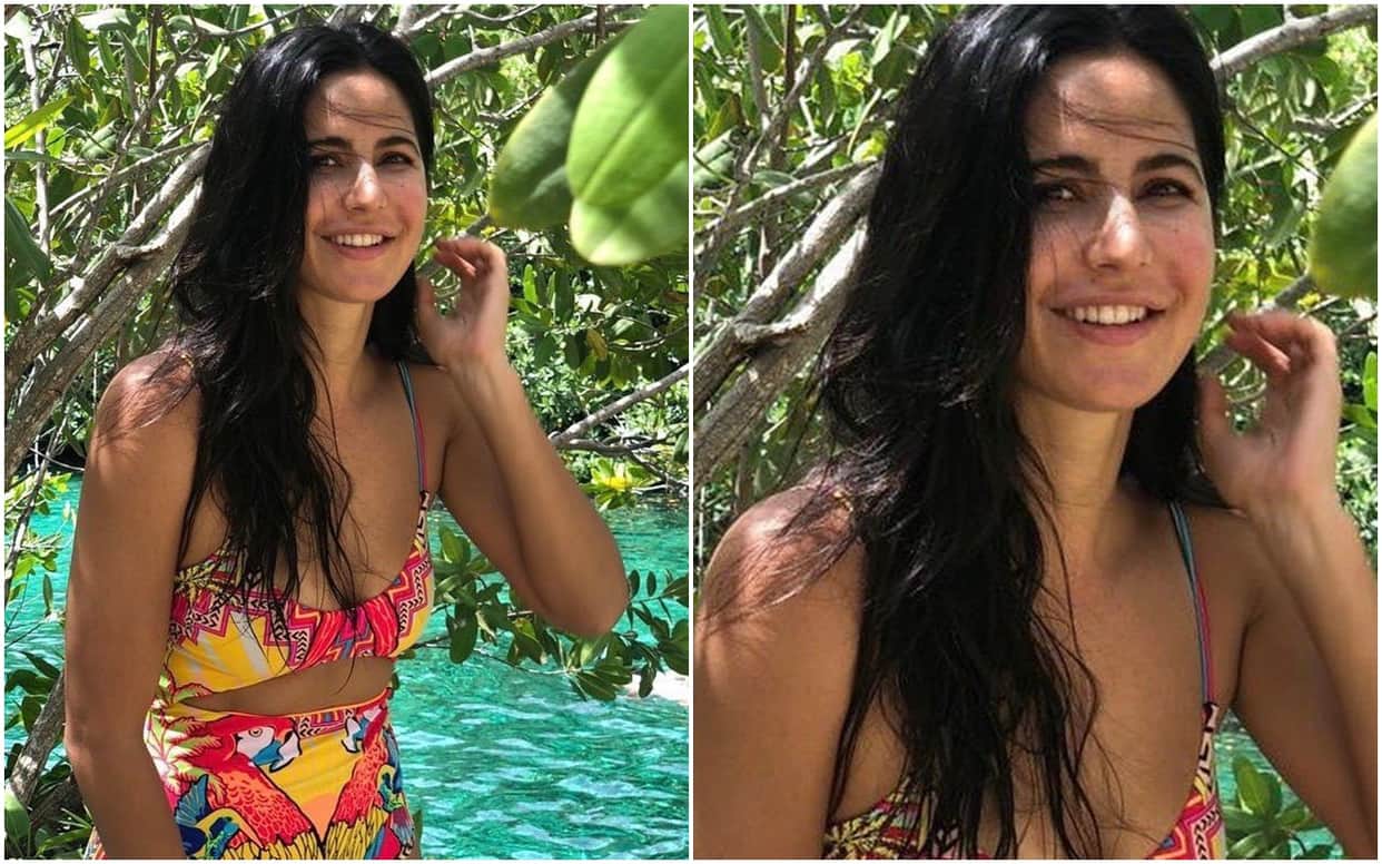 Katrina kaif looked at the beach after marriage video goes viral with Salman khan From bharat film