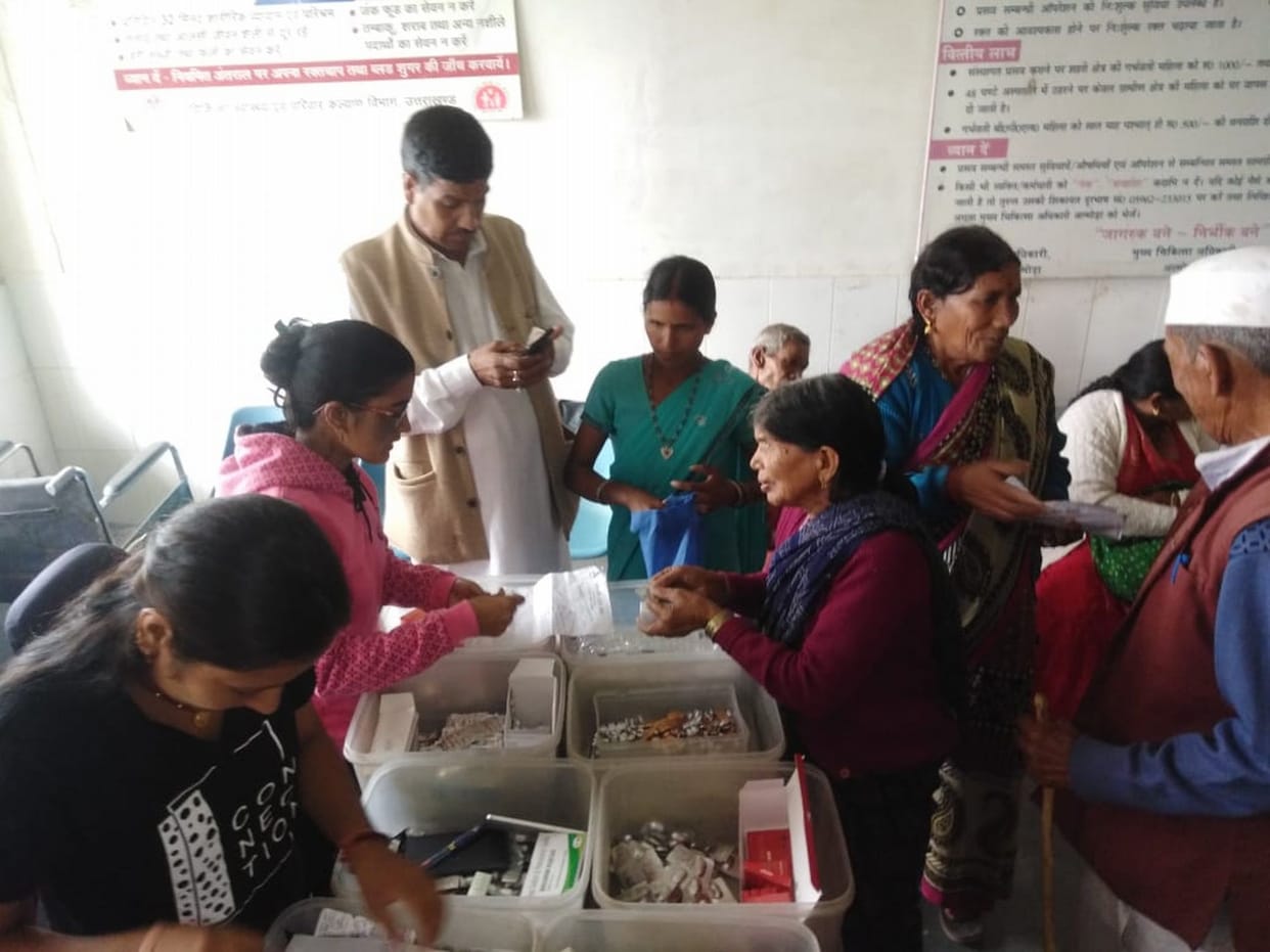 110 patients free treatment in health camp