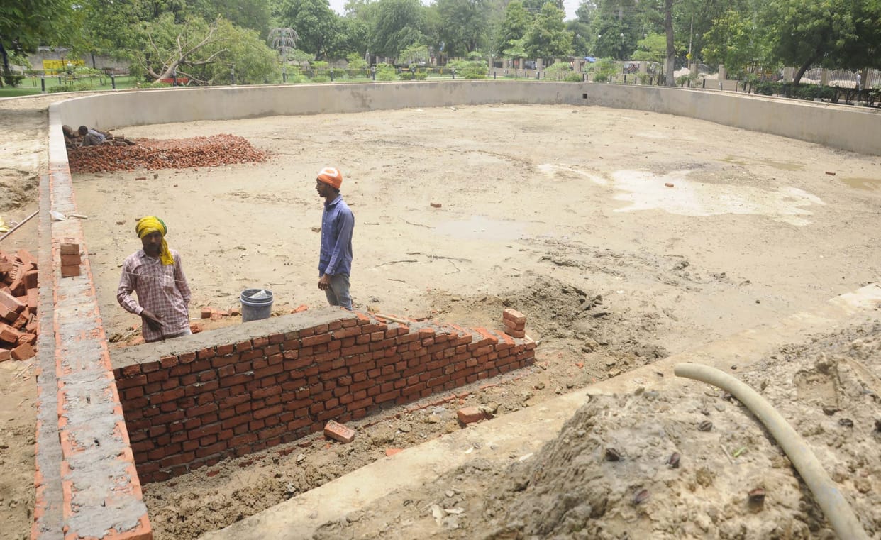 he deadline was complete, yet the pond could not be built