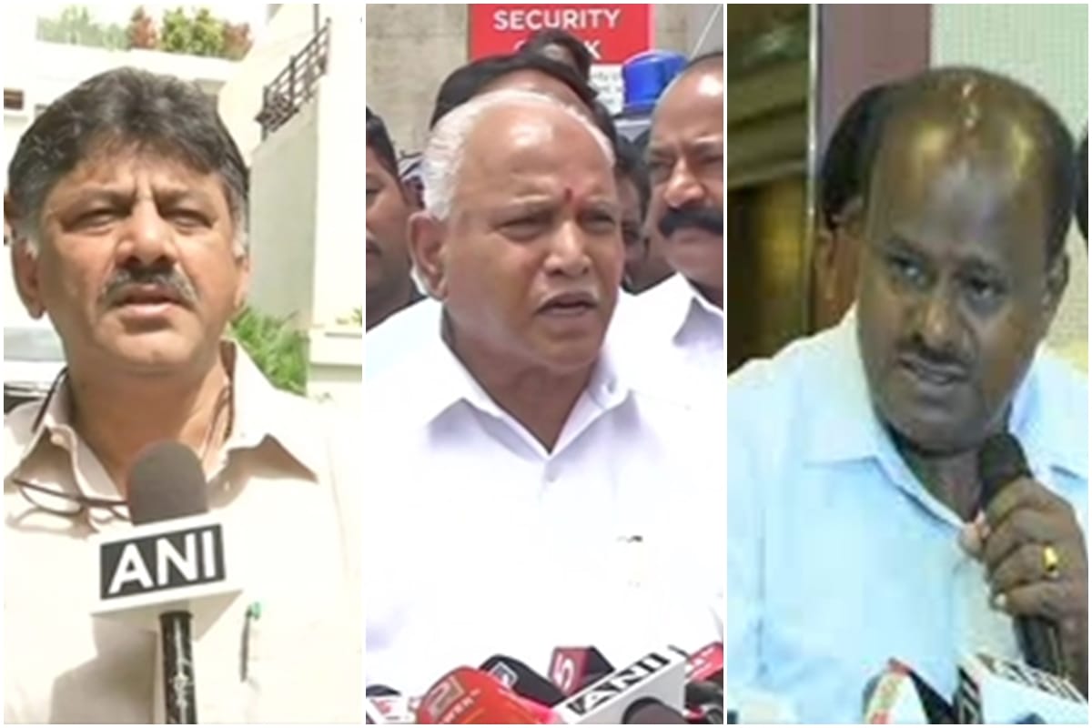 Political antagonist Yeddyurappa and Shivkumar come together in Supreme Court