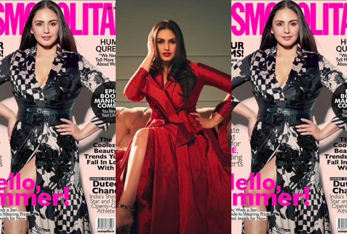 huma qureshi birthday month cosmopolitan india stunning cover photoshoot