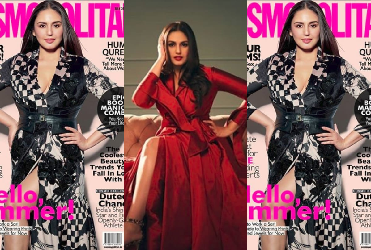huma qureshi birthday month cosmopolitan india stunning cover photoshoot
