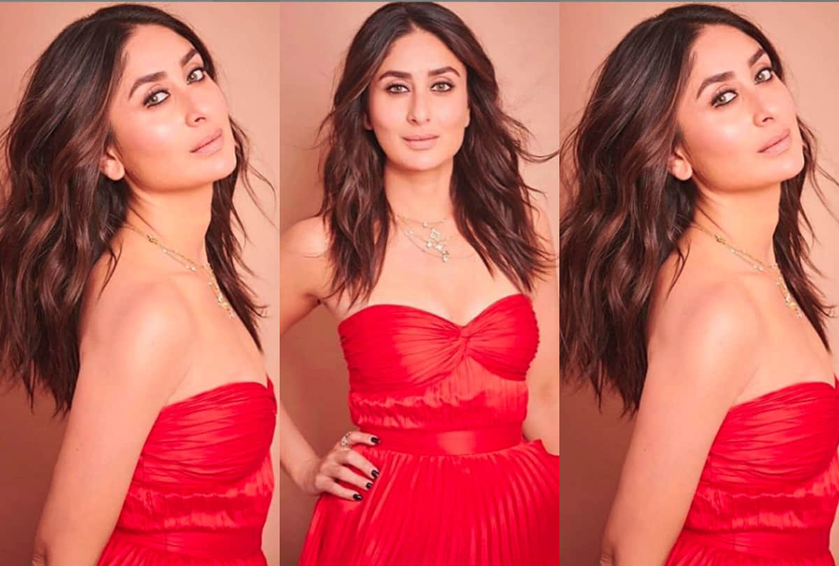 kareena kapoor looks stunning in red off shoulder gown during dance show