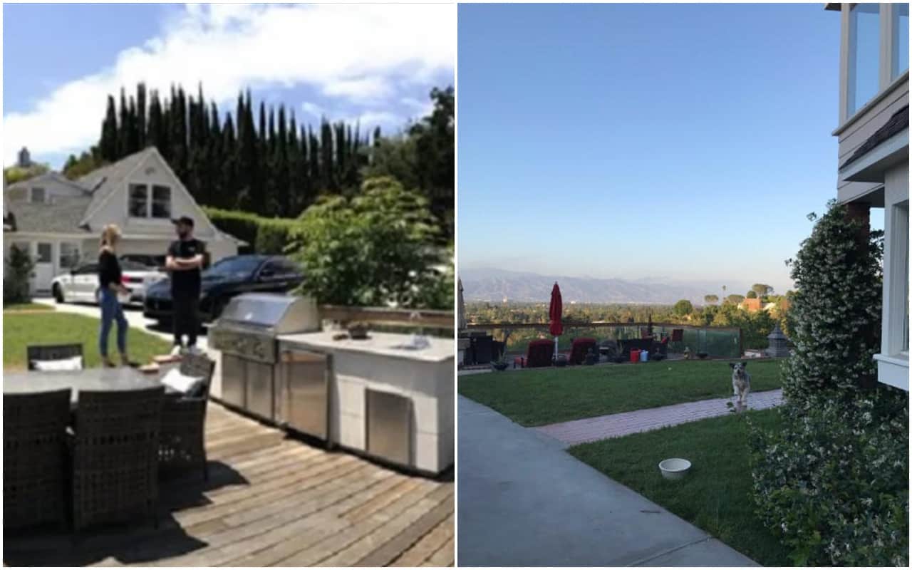 Sunny Leone massive bungalow in Los Angeles us