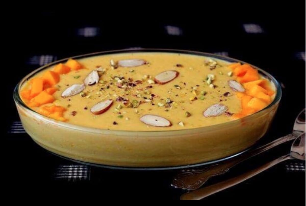 simple and delicious recipe of mango rabdi