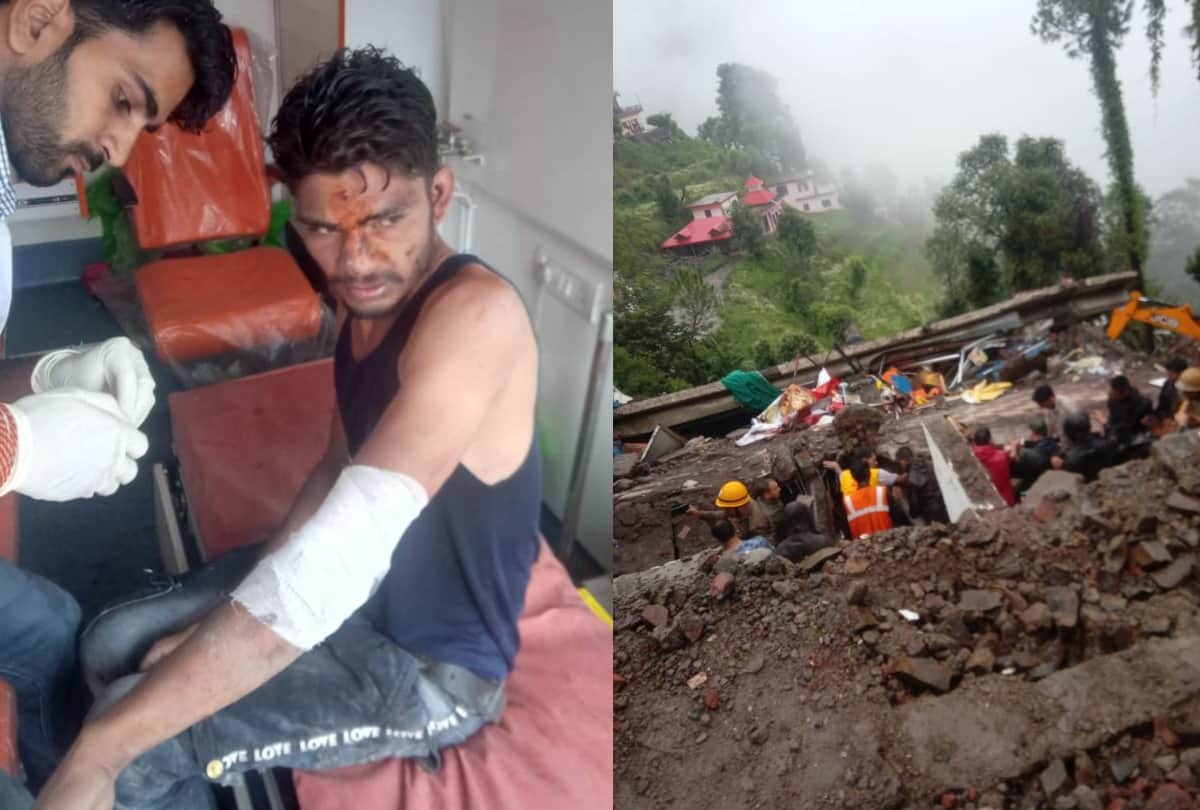 Pictures of Rescue Operation Multi Storey Building Collapse In Solan Himachal Pradesh