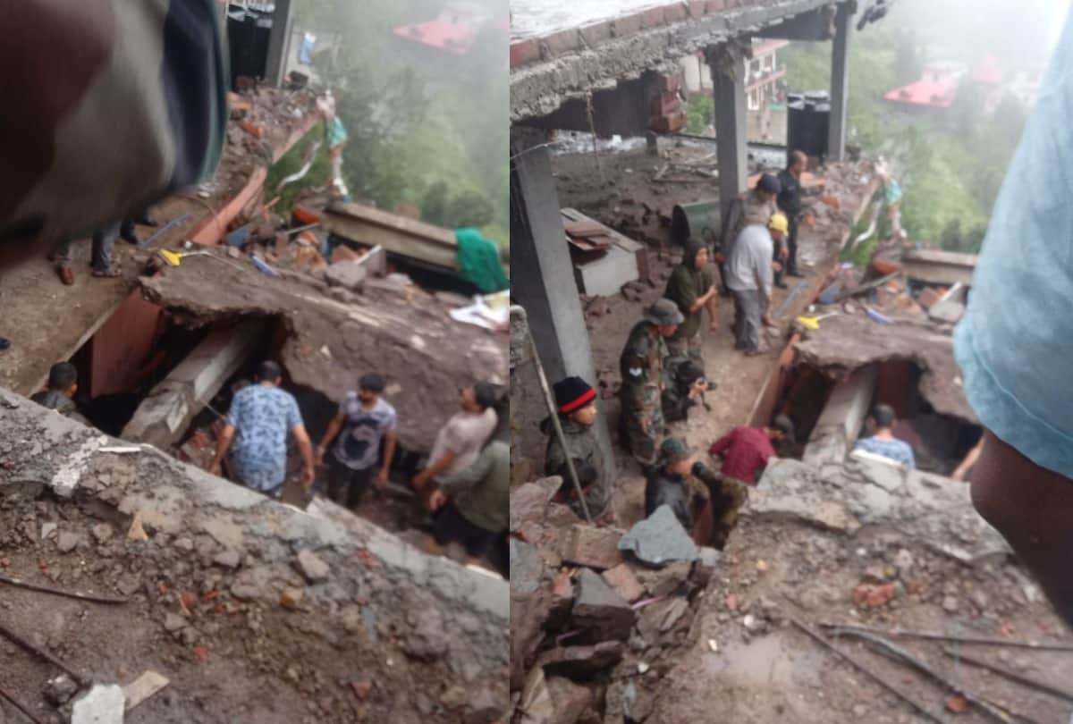 Pictures of Rescue Operation Multi Storey Building Collapse In Solan Himachal Pradesh