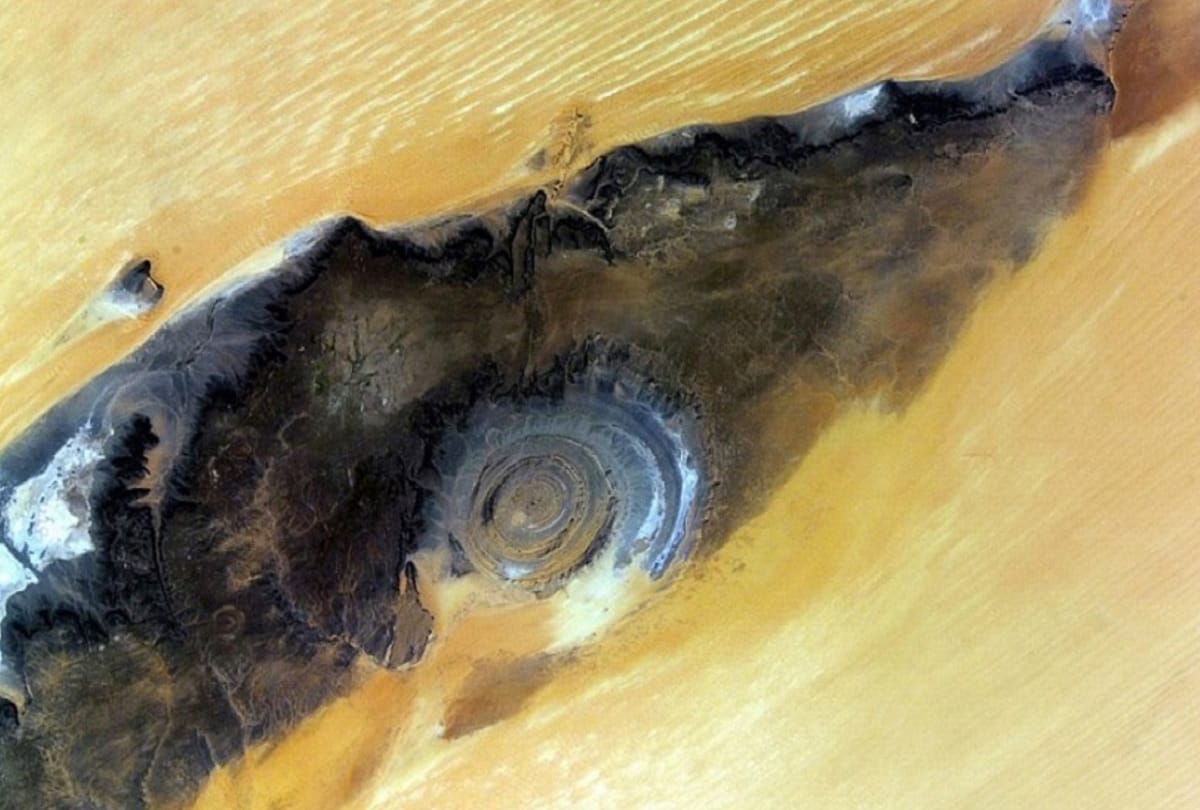 Mysterious Eye Richat Structure Eye of Sahara Desert Mystery