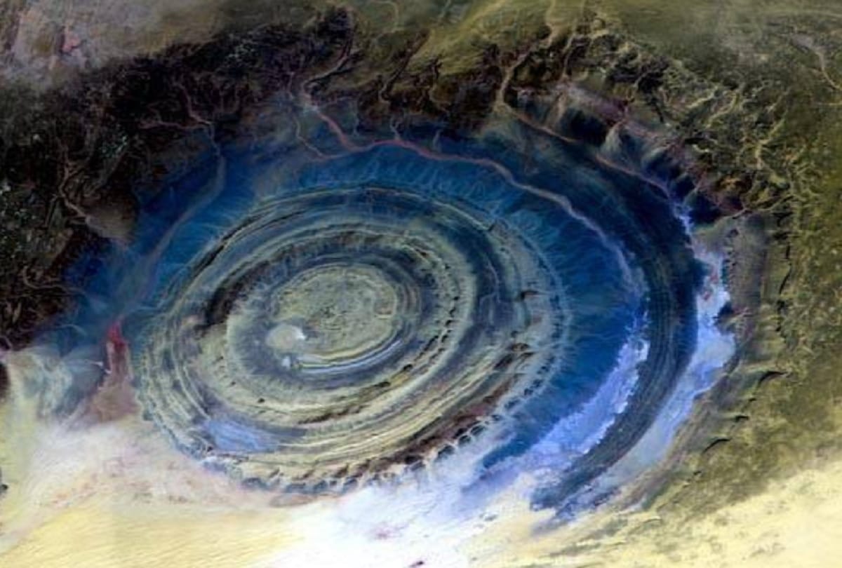 Mysterious Eye Richat Structure Eye of Sahara Desert Mystery