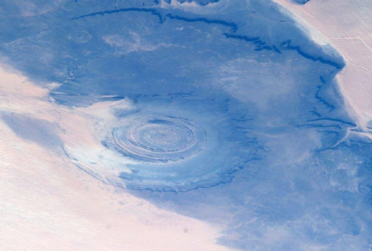 Mysterious Eye Richat Structure Eye of Sahara Desert Mystery