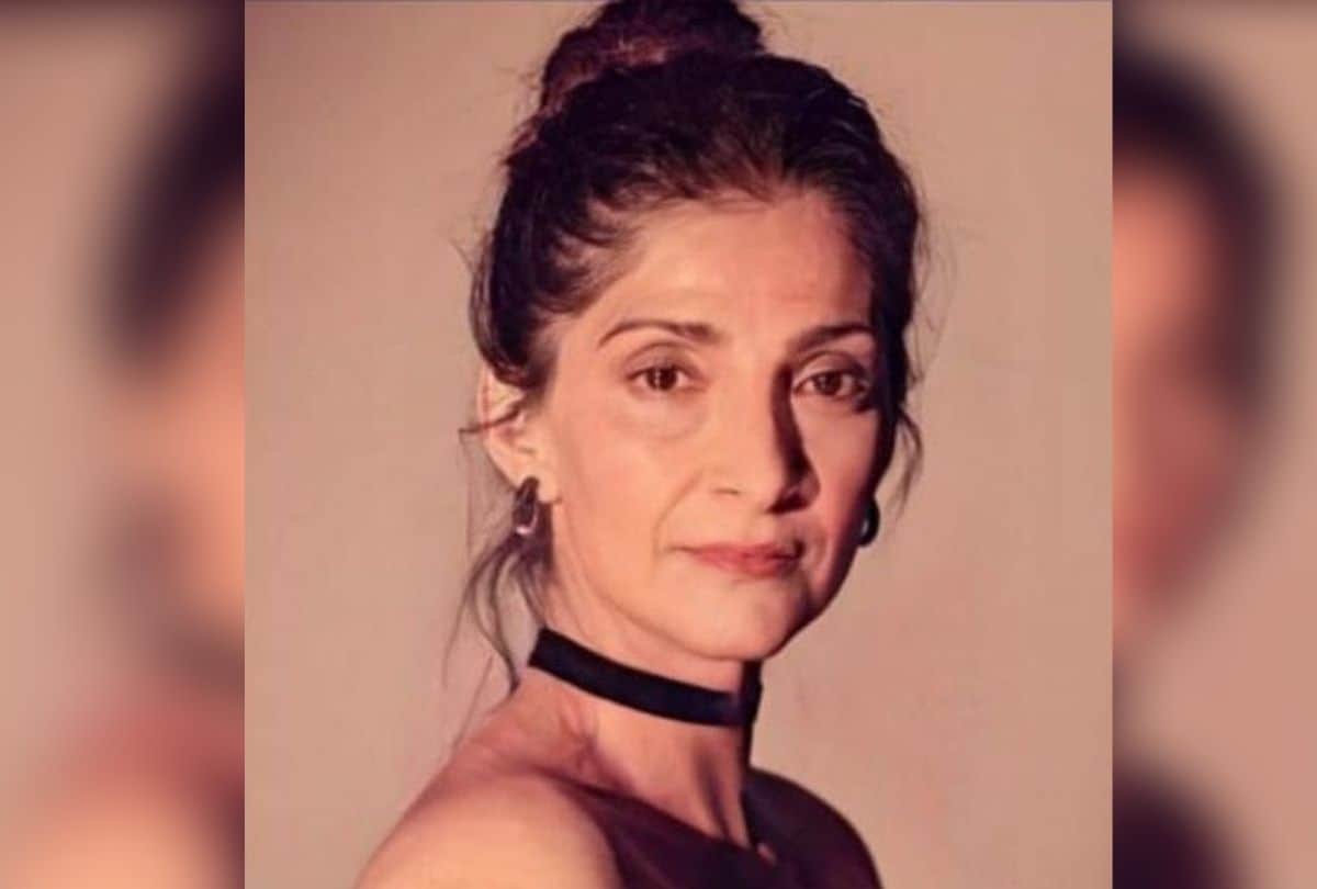 sonam kapoor share photoshopped picture her in old age