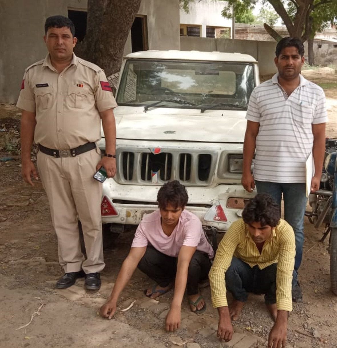 Two van thief arrested