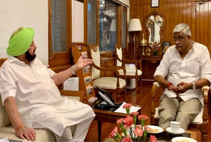 Punjab CM Amarinder Singh meets PM Narendra Modi In Delhi