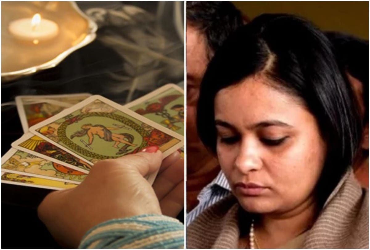 ND Tiwari daughter in law Apoorva Shukla learning Tarot card reading in Jail