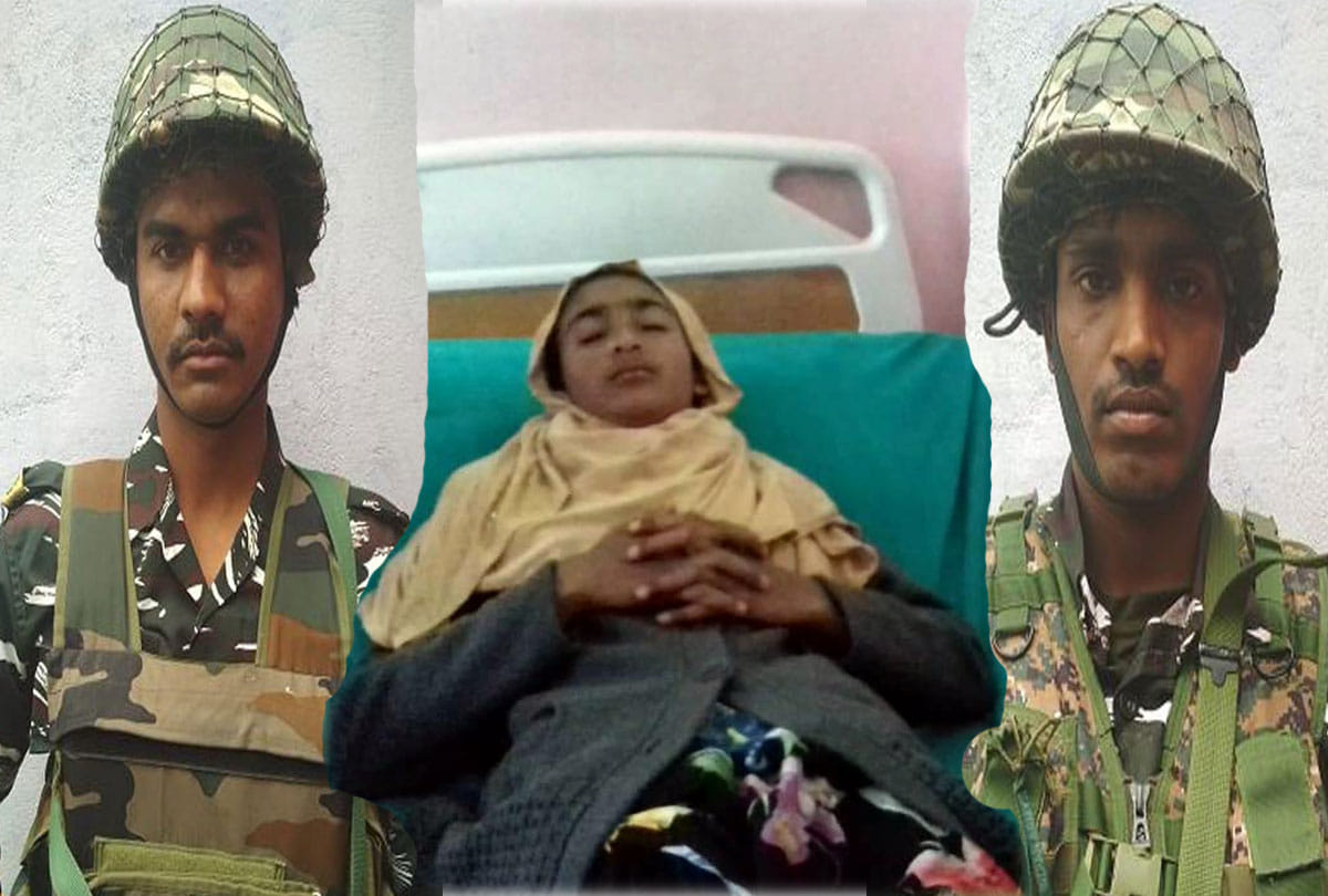 Nageena was saved from drowning in Baramulla, Jammu-Kashmir by CRPF Jawans