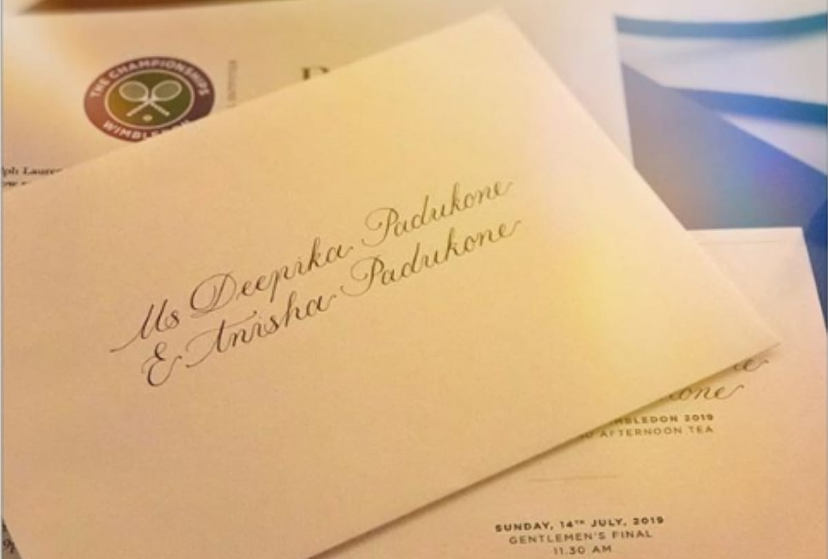 deepika padukone get invitation card for wimbledon tennis championship