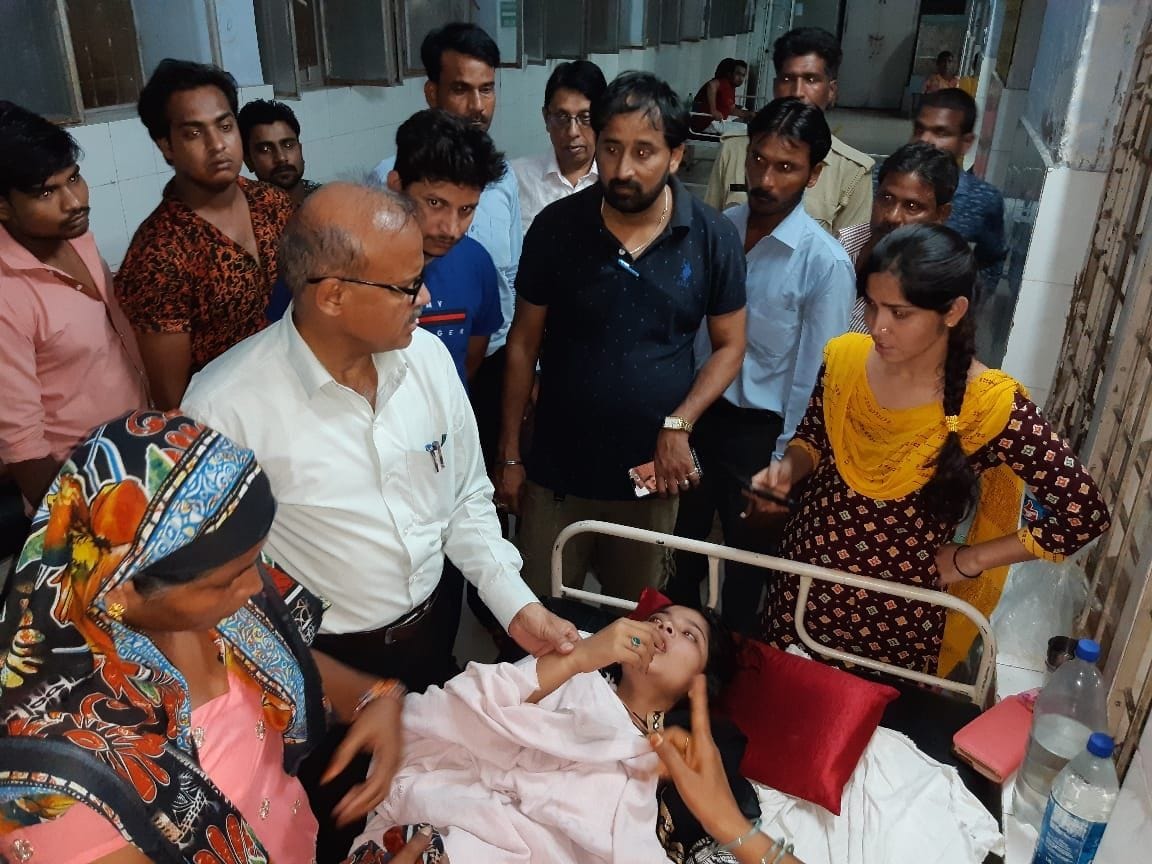 reaction of injection in district hospital