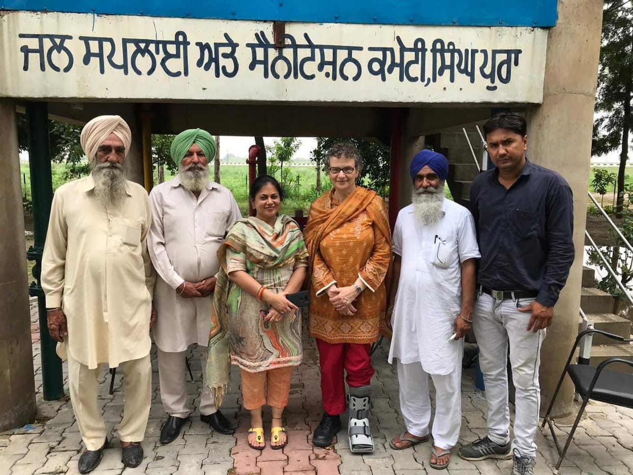 World bank team in singhpura village