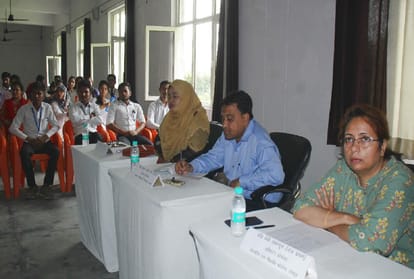 Students spoke on One country one election  in the M L Maheshwari Smriti Debate in Rampur